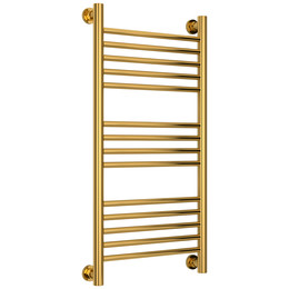 Полотенцесушитель водяной Сунержа Богема+ П14 400x860 мм (прямая перемычка) 03-0220-8040, золото - фото 