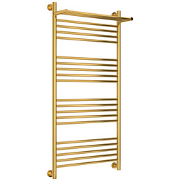 Полотенцесушитель водяной Сунержа Богема+ с полкой П20 600x1260 мм 03-0223-1260, золото - фото 