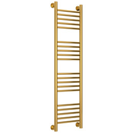 Полотенцесушитель водяной Сунержа Богема+ П20 300x1260 мм (прямая перемычка) 03-0220-1230, золото - фото 