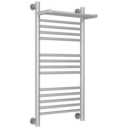 Полотенцесушитель водяной Сунержа Богема+ с полкой П14 400x860 мм 071-0223-8040, сатин - фото 