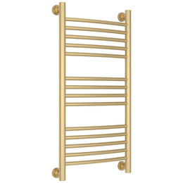 Полотенцесушитель водяной Сунержа Богема+ П14 400x860 мм (выгнутая перемычка) 022-0221-8040, шампань матовый - фото 