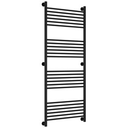 Полотенцесушитель водяной Сунержа Богема+ П24 600x1560 мм (прямая перемычка) 31-0220-1560, чёрный матовый - фото 