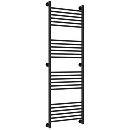 Полотенцесушитель водяной Сунержа Богема+ П24 500x1560 мм (прямая перемычка) 31-0220-1550, чёрный матовый - фото 