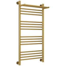 Полотенцесушитель водяной Сунержа Богема+ с полкой П16 500x1060 мм 051-0223-1050, состаренная латунь - фото 