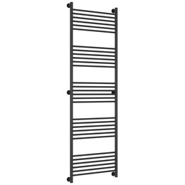 Полотенцесушитель водяной Сунержа Богема+ П30 600x1960 мм (прямая перемычка) 15-0220-1960, тёмный титан муар - фото 