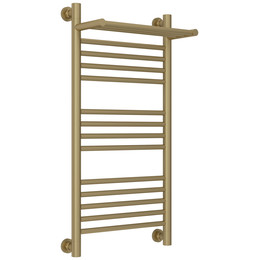 Полотенцесушитель водяной Сунержа Богема+ с полкой П14 400x860 мм 032-0223-8040, золото матовое - фото 