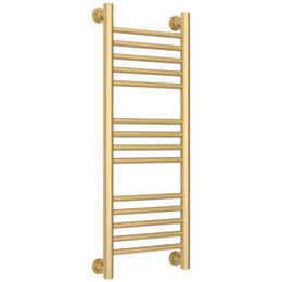 Полотенцесушитель водяной Сунержа Богема+ П14 300x860 мм (прямая перемычка) 022-0220-8030, шампань матовый - фото 