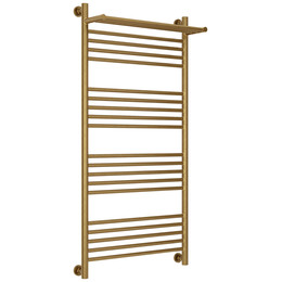 Полотенцесушитель водяной Сунержа Богема+ с полкой П20 600x1260 мм 05-0223-1260, состаренная бронза - фото 