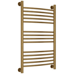 Полотенцесушитель водяной Сунержа Богема+ П14 500x860 мм (выгнутая перемычка) 05-0221-8050, состаренная бронза - фото 