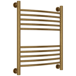 Полотенцесушитель водяной Сунержа Богема+ П10 500x660 мм (выгнутая перемычка) 05-0221-6050, состаренная бронза - фото 