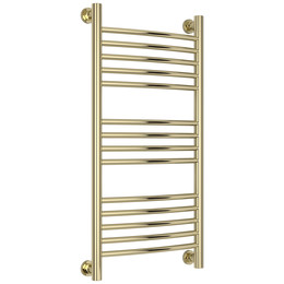 Полотенцесушитель водяной Сунержа Богема+ П14 400x860 мм (выгнутая перемычка) 020-0221-8040, шампань - фото 