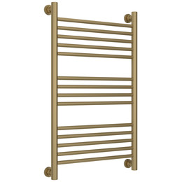 Полотенцесушитель водяной Сунержа Богема+ П14 500x860 мм (прямая перемычка) 032-0220-8050, золото матовое - фото 