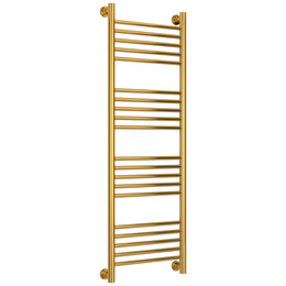 Полотенцесушитель водяной Сунержа Богема+ П20 400x1260 мм (прямая перемычка) 03-0220-1240, золото - фото 