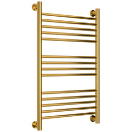 Полотенцесушитель водяной Сунержа Богема+ П14 500x860 мм (прямая перемычка) 03-0220-8050, золото - фото 