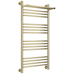 Полотенцесушитель водяной Сунержа Богема+ с полкой П16 500x1060 мм 020-0223-1050, шампань - фото 