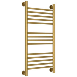 Полотенцесушитель водяной Сунержа Богема+ П14 400x860 мм (прямая перемычка) 051-0220-8040, состаренная латунь - фото 