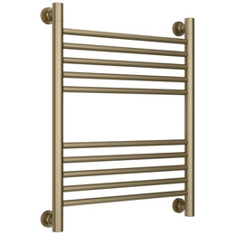 Полотенцесушитель водяной Сунержа Богема+ П10 500x660 мм (прямая перемычка) 32-0220-6050, золотой шёлк - фото 