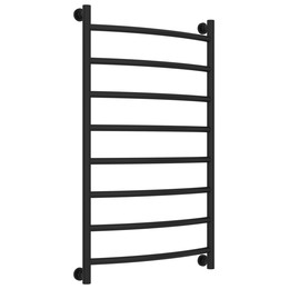 Полотенцесушитель водяной Сунержа Галант+ П8 600x1060 мм 31-0200-1060, чёрный матовый - фото 
