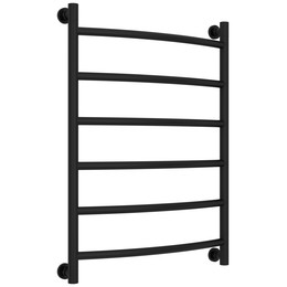 Полотенцесушитель водяной Сунержа Галант+ П6 600x860 мм 31-0200-8060, чёрный матовый - фото 