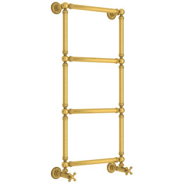 Полотенцесушитель водяной Сунержа Ренессанс П4 400x1030 мм 051-0280-9640, состаренная латунь - фото 