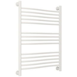 Полотенцесушитель водяной Сунержа Флюид+  П14 600x860 мм 30-0222-8060, белый матовый - фото 