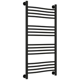 Полотенцесушитель водяной Сунержа Флюид+  П16 500x1060 мм 31-0222-1050, чёрный матовый - фото 