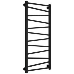 Полотенцесушитель водяной Сунержа Сирокко П12 500x1200 мм 31-0253-1250, чёрный матовый - фото 