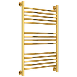 Полотенцесушитель водяной Сунержа Флюид+  П14 500x860 мм 03-0222-8050, золото - фото 