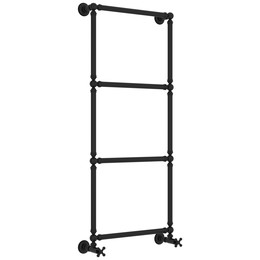 Полотенцесушитель водяной Сунержа Ренессанс П4 500x1330 мм 31-0280-1250, чёрный матовый - фото 