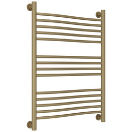 Полотенцесушитель водяной Сунержа Флюид+  П14 600x860 мм 032-0222-8060, золото матовое - фото 