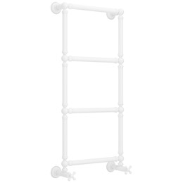 Полотенцесушитель водяной Сунержа Ренессанс П4 400x1030 мм 30-0280-9640, белый матовый - фото 