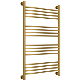 Полотенцесушитель водяной Сунержа Флюид+  П16 600x1060 мм 051-0222-1060, состаренная латунь - фото 