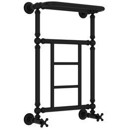 Полотенцесушитель водяной Сунержа Ренессанс П5 400x730 мм 31-0282-6640, чёрный матовый - фото 