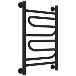 Полотенцесушитель водяной Сунержа Элегия+ П8 400x660 мм 31-0205-6040, чёрный матовый - фото 