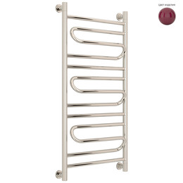 Полотенцесушитель водяной Сунержа Элегия+ П13 500x1060 мм 4004-0205-1050, бордово-фиолетовый - фото 