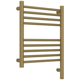 Полотенцесушитель электрический Сунержа Богема 3.1 П9 400x620 мм (прямая перемычка) 032-6005-5040 R, золото матовое - фото 