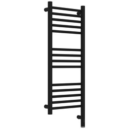 Полотенцесушитель электрический Сунержа Богема 3.1 П14 300x920 мм (прямая перемычка) 31-6005-8030 R, чёрный матовый - фото 