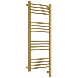 Полотенцесушитель электрический Сунержа Богема 3.1 П16 400x1120 мм (выгнутая перемычка) 051-6003-1040 R, состаренная латунь - фото 