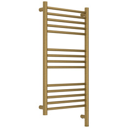 Полотенцесушитель электрический Сунержа Богема 3.1 П14 400x920 мм (прямая перемычка) 051-6005-8040 R, состаренная латунь - фото 