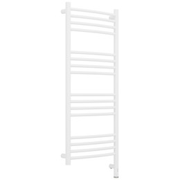 Полотенцесушитель электрический Сунержа Богема 3.1 П16 400x1120 мм (выгнутая перемычка) 30-6003-1040 R, белый матовый - фото 
