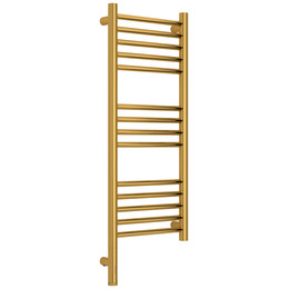 Полотенцесушитель электрический Сунержа Богема 3.1 П14 300x920 мм (прямая перемычка) 03-6004-8030 L, золото - фото 