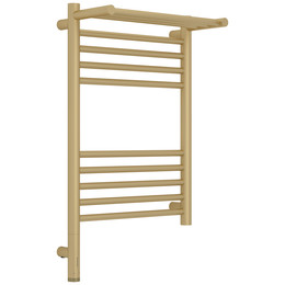 Полотенцесушитель электрический Сунержа Богема 3.1 с полкой П10 400x720 мм 022-6006-6040 L, шампань матовый - фото 