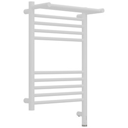 Полотенцесушитель электрический Сунержа Богема 3.1 с полкой П10 400x720 мм 30-6007-6040 R, белый матовый - фото 