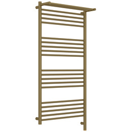 Полотенцесушитель электрический Сунержа Богема 3.1 с полкой П20 600x1320 мм 032-6007-1260 R, золото матовое - фото 