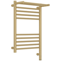 Полотенцесушитель электрический Сунержа Богема 3.1 с полкой П10 400x720 мм 022-6007-6040 R, шампань матовый - фото 