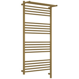 Полотенцесушитель электрический Сунержа Богема 3.1 с полкой П20 600x1320 мм 051-6007-1260 R, состаренная латунь - фото 