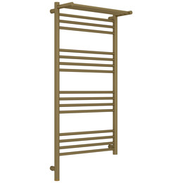 Полотенцесушитель электрический Сунержа Богема 3.1 с полкой П16 500x1120 мм 032-6006-1050 L, золото матовое - фото 