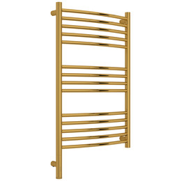 Полотенцесушитель электрический Сунержа Богема 3.1 П14 500x920 мм (выгнутая перемычка) 03-6002-8050 L, золото - фото 