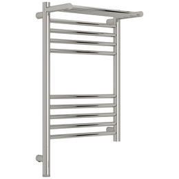 Полотенцесушитель электрический Сунержа Богема 3.1 с полкой П10 400x720 мм 00-6006-6040 L, хром - фото 