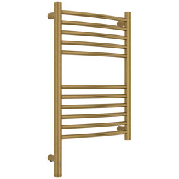 Полотенцесушитель электрический Сунержа Богема 3.1 П11 400x720 мм (выгнутая перемычка) 051-6002-6040 L, состаренная латунь - фото 